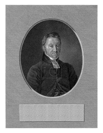 Photo for Portrait of the Lutheran preacher Jan Christiaan Loman, Dirk Sluyter, after Dirk Jurriaan Sluyter, 1720 - 1730 - Royalty Free Image