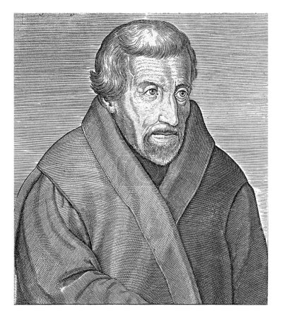 Téléchargez les photos : Portrait de Petrus Canisius, Philips Galle (attribué à l'atelier de), 1739 Portrait de Petrus Canisius, théologien et jésuite. - en image libre de droit