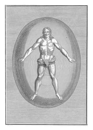 Photo for Representation of the god Brahma, Bernard Picart (workshop of), after Bernard Picart, 1723 The god Brahma represented as a naked man. - Royalty Free Image