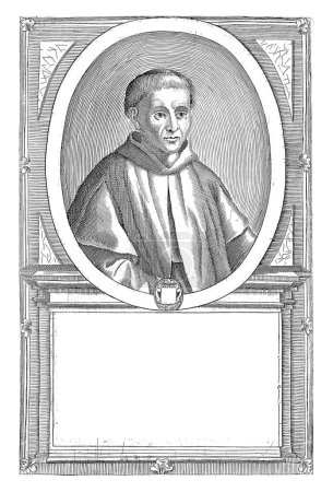 Téléchargez les photos : Portrait d'Evangelista Pellei, 59e Ministre Général de l'Ordre Franciscain, Antonio Luciani (attribué à), 1710 - 1738 - en image libre de droit