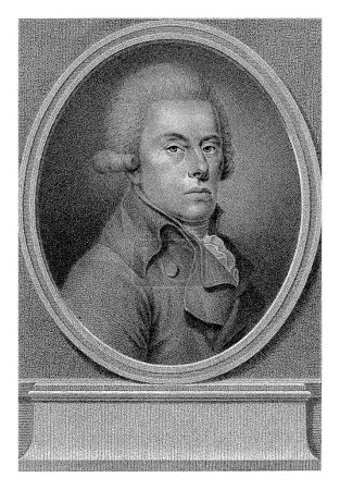 Photo for Portrait of Rhijnvis Feith, Lambertus Antonius Claessens, after Pelletier, c. 1792 - c. 1808 - Royalty Free Image