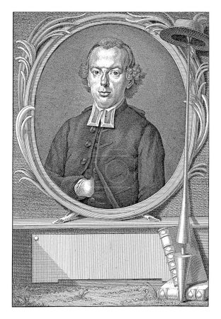 Téléchargez les photos : Portrait de Hendrik Bergh, Abraham Jacobsz. Hulk, d'après Johannes Cornelis Mertens, en 1785 ou avant Portrait de buste ovale à gauche de Hendrik Bergh. - en image libre de droit