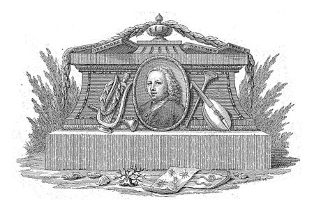 Téléchargez les photos : Mémorial à Johannes Eusèbe Voet, Théodore Roi, 1780 Monument funéraire allégorique pour Johannes Eusèbe, poète des hymnes spirituels. - en image libre de droit
