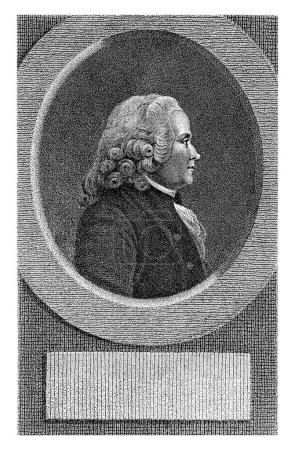 Photo for Portrait of Guillaume-Chretien de Lamoignon de Malesherbes, Lambertus Antonius Claessens, c. 1792 - c. 1808 - Royalty Free Image