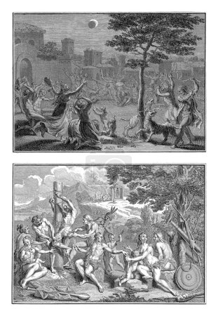 Téléchargez les photos : Représentations de cérémonies religieuses aux Incas, Bernard Picart (atelier de), d'après Bernard Picart, 1723 - en image libre de droit