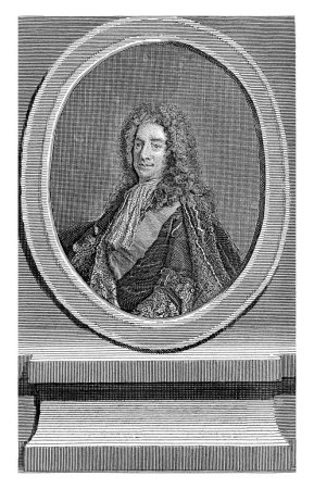 Téléchargez les photos : Portrait de Claude le Blanc, piscine Matthijs, d'après Adrien Leprieur, 1696 - 1727 - en image libre de droit
