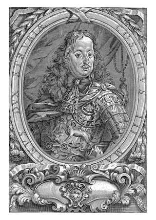 Photo for Portrait of Grand Duke Cosimo de' Medici II, Isabella Piccini, after Giuseppe Nicola Nasini, 1654 - 1734 - Royalty Free Image