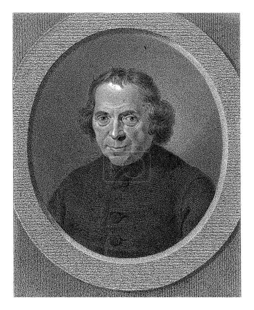 Photo for Portrait of the Preacher Jan Nieuwenhuyzen, Lambertus Antonius Claessens, after Adriaan de Lelie, in or after 1799 - c. 1808 - Royalty Free Image