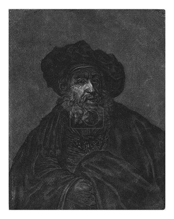 Old Man, possibly a Rabbi, Monogrammist BVH, after Rembrandt van Rijn, 1785