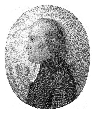 Téléchargez les photos : Portrait de Jan van der Roest, Reinier Vinkeles (I), 1779 - 1816 Portrait de Jan van der Roest, prédicateur et écrivain à Haarlem. - en image libre de droit