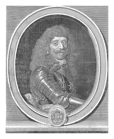 Téléchargez les photos : Portrait d'Henri de Lorraine, Gérard Edelinck, d'après Pierre Mignard (1612-1695), 1666-1707 Portrait du général français Henri de Lorraine (1601-1666)) - en image libre de droit