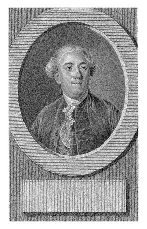 Photo for Portrait of Jacques Necker, Lambertus Antonius Claessens, after Joseph Siffrede Duplessis, c. 1792 - c. 1808, vintage engraved. - Royalty Free Image