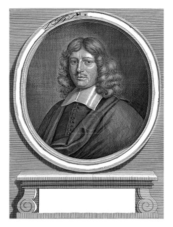 Photo for Portrait of Esaias Clement, Andries Vaillant, after Bernard Vaillant, 1683 - 1684 Portrait of the Rotterdam preacher Esaias Clement. - Royalty Free Image