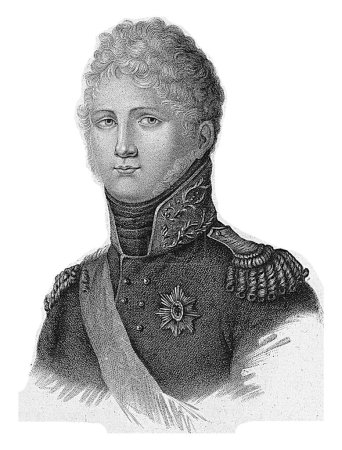 Téléchargez les photos : Portrait d'Alexandre Ier (tsar de Russie), Willem van Senus, d'après Mademoiselle Lebrun, 1801 - 1834 - en image libre de droit