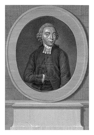 Téléchargez les photos : Portrait du prédicateur d'Amsterdam Esdras Heinrich Mutzenbecher, Reinier Vinkeles (I), d'après Schmidt (graveur), 1784 - en image libre de droit