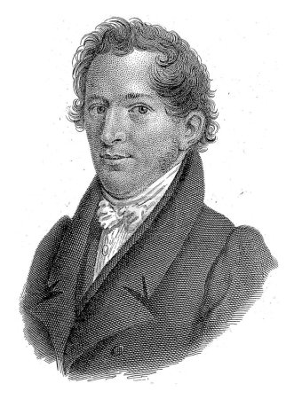 Foto de Retrato de Johannes Leonardus Nierstrasz, poeta y reformador social en Rotterdam. - Imagen libre de derechos