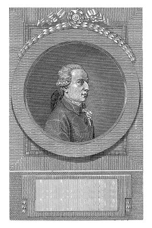 Photo for Portret van Joseph Friedrich von Retzer, Wilhelm Arndt, 1760 - 1813, vintage engraved. - Royalty Free Image