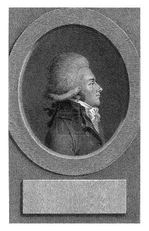 Photo for Portrait of Alexandre-Theodore-Victor, Count of Lameth, Lambertus Antonius Claessens, c. 1792 - c. 1808, vintage engraved. - Royalty Free Image