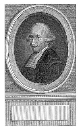 Téléchargez les photos : Portrait de l'avocat Hendrik Constantijn Cras, Reinier Vinkeles (I), d'après Adriaan de Lelie, 1786 - 1809 - en image libre de droit