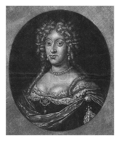 Photo for Portrait of Eleonore Magdalene Therese of Palatinate-Neuburg, Jacob Gole, 1676 - 1724 Eleonore Magdalene Therese of Palatinate-Neuburg, Empress of the Holy Roman Empire. - Royalty Free Image