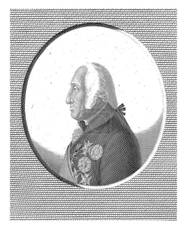 Photo for Portrait of Ferdinand I, King of the Two Sicilies, Giulielmo Morghen, in or after 1816, vintage engraved. - Royalty Free Image