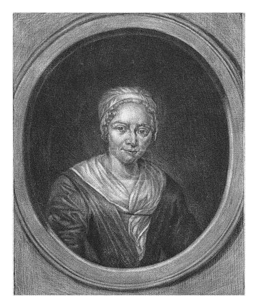 Foto de Retrato de Jacoba van Selstede, Jan de Groot, 1734 - 1776 Jacoba van Selstede a la edad de 24 años. Alguna información biográfica en el margen. - Imagen libre de derechos