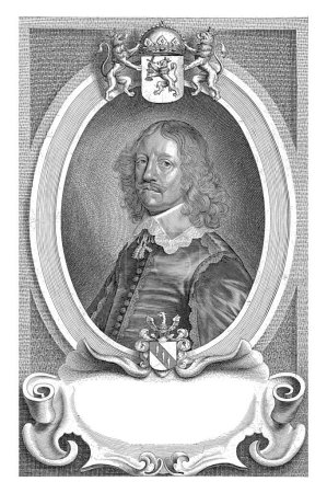 Photo for Portrait of Adriaan Clant tot Stedum, Cornelis Galle (II), after Anselm van Hulle, in or before 1648 Portrait of Adriaan Clant tot Stedum, - Royalty Free Image