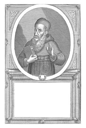Téléchargez les photos : Portrait de Pietro da Conzano, 25ème Ministre Général de l'Ordre Franciscain, Antonio Luciani (attribué à), 1710 - 1738 - en image libre de droit