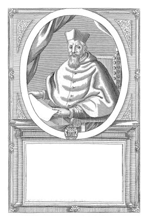 Téléchargez les photos : Portrait de Miguel Misserotti, 66e ministre général de l'Ordre franciscain, Antonio Luciani (attribué à), 1710-1738 - en image libre de droit