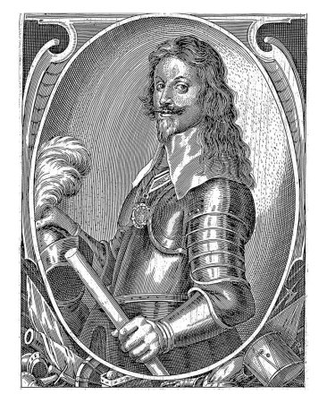 Photo for Portrait of Thomas Franz von Savoyen-Carignan, Raphael Custos, 1606 - 1656, vintage engraved. - Royalty Free Image