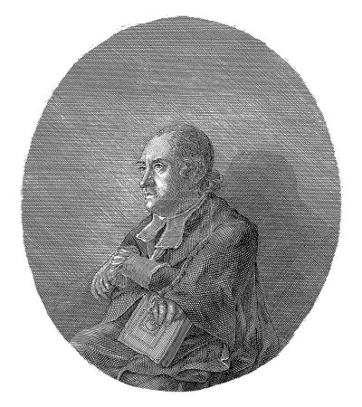 Photo for Portrait of Joannes Baptista Schmidt, Joseph Carl Burde, after Josef Heidl, 1802, vintage engraved. - Royalty Free Image