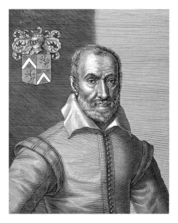 Téléchargez les photos : Portrait de François de Loberan de Montigny, Melchior Tavernier, 1619 - 1641 Portrait de François de Loberan de Montigny, huguenot et ministre à Paris. - en image libre de droit