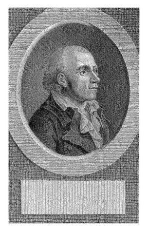 Photo for Portrait of Joseph Chalier, Lambertus Antonius Claessens, c. 1792 - c. 1808, vintage engraved. - Royalty Free Image