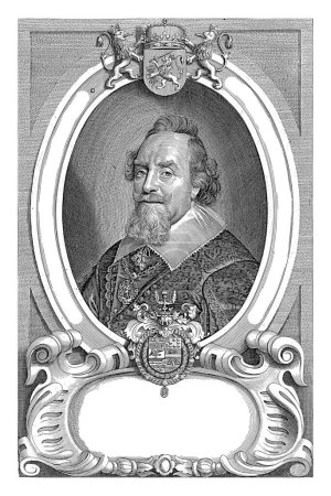 Foto de Retrato de Adriaen Pauw, Paulus Pontius, después de Anselm van Hulle, 1697 - Imagen libre de derechos