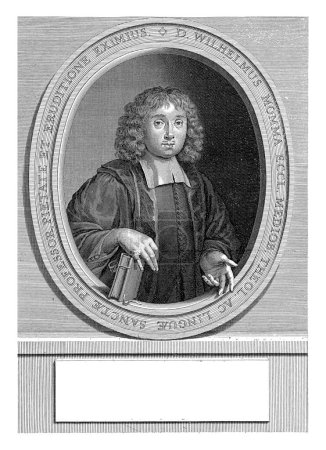 Téléchargez les photos : Portrait de Wilhelmus Momma, Johannes Willemsz. Munnickhuysen, d'après Zacharias Blijhooft, 1677 - 1721 Portrait de Wilhelmus Momma, professeur et prédicateur à Middelburg. - en image libre de droit