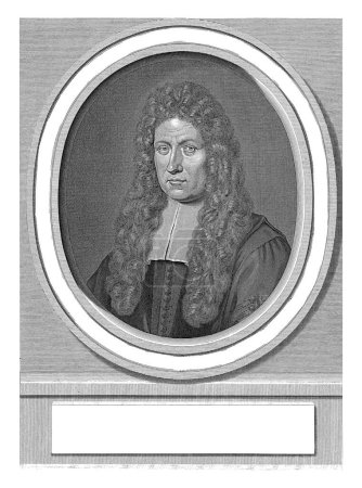 Photo for Portrait of Johann Georg Graevius, Gerard Valck, after Gerard Hoet (I), 1699 - Royalty Free Image