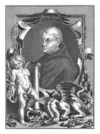 Téléchargez les photos : Portrait de Pierre de Foix, Bernard Picart, d'après anonyme, 1713 - 1763 Portrait du cardinal Pierre de Foix (François Pierre). - en image libre de droit