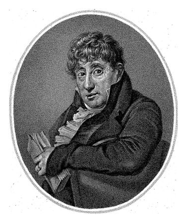 Foto de Retrato del escritor y editor de Haarlem Jan van Walre. - Imagen libre de derechos