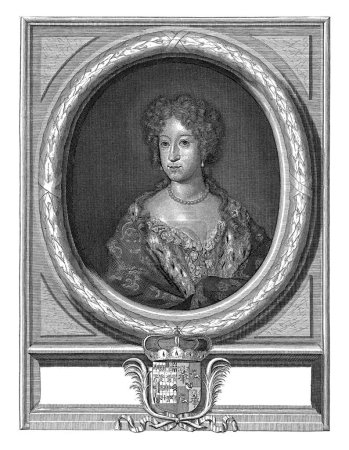 Foto de Retrato de Ludwika Karolina Radziwill, Pieter van Gunst, 1688 - 1711 Ludwika Karolina Radziwill, Princesa del Gran Ducado de Lituania, Margrave casado. - Imagen libre de derechos