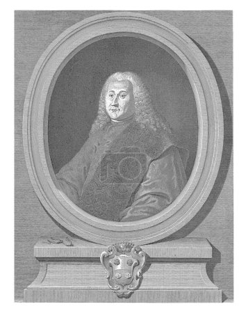 Téléchargez les photos : Portrait de Giovanni Colombo, chancelier de Venise, Carlo Orsolini, d'après Allesandro Longhi, 1765 - 1780 - en image libre de droit