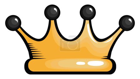 Téléchargez les illustrations : Tatouage couronne rois, illustration, vecteur sur fond blanc. - en licence libre de droit