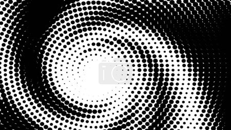 Photo for Halftone effect, trend dotted illusion of gradient, vector EPS10. Abstract halftone background. Faded dot screen. - Royalty Free Image