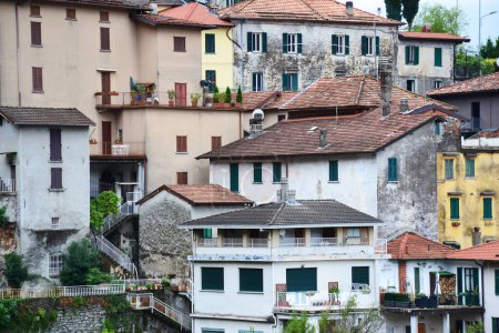 Photo for Old houses near Como lake in Nesso, Italy - Royalty Free Image