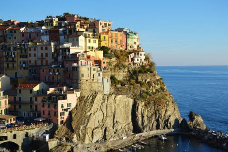 Photo for Manarola village in Cinque Terre national park in Italy, Liguria - Royalty Free Image