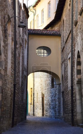 Photo for Old narrow street in the Italian city - Royalty Free Image