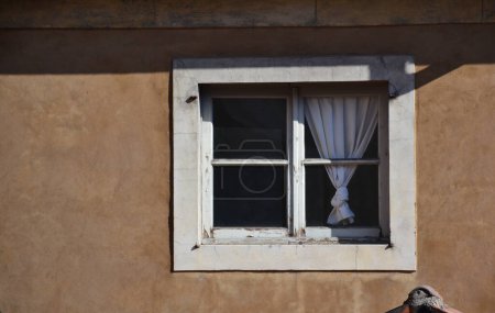 Photo for Italian window in an old stone house - Royalty Free Image