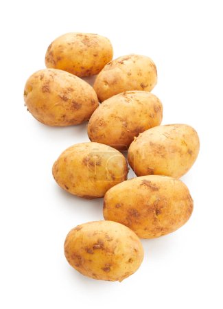Photo for Potato isolated on white background - Royalty Free Image