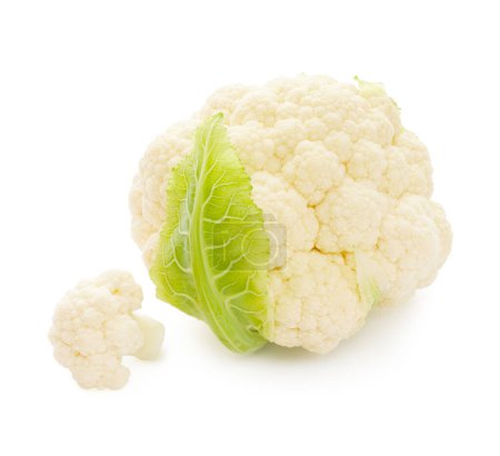 Photo for Cabbage cauliflower isolated on white background. Healthy food concept - Royalty Free Image