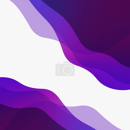 Téléchargez les photos : Purple abstract background with elegant waves with place for text - en image libre de droit