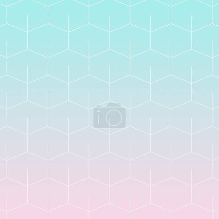 Photo for Abstract geometric blue color business background - Royalty Free Image